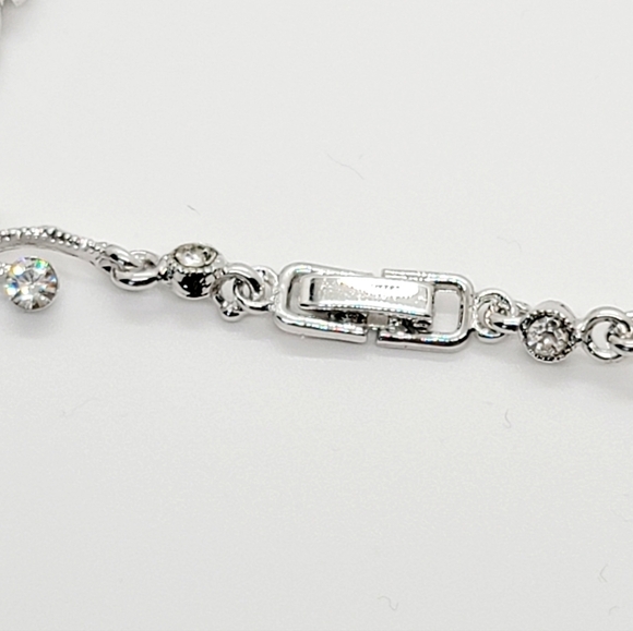 Rhodium plated silver necklace - Picture 4 of 6